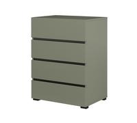 Petit buffet HAVANA - 4 tiroirs - Vert sauge - Design moderne et compact