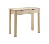 VEVOR Petit bureau d'ordinateur avec tiroirs pour chambre à coucher bois clair