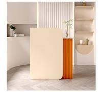 Petit bureau de réception avec tiroir verrouillable et étagères ouvertes, comptoir de caisse pour bureau, table de réception (B1, 80 cm) - Élégant et fonctionnel