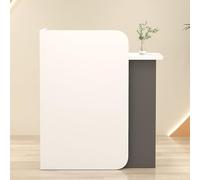 Petit bureau de réception avec tiroirs verrouillables, table portable pour coffres et podium, bureau d'ordinateur, pour églises, salles de classe, atrium et événements, banc de paie polyvalent