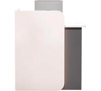 Petit Bureau De Réception, Comptoir épaissi, Comptoir De Caisse avec Tiroirs Verrouillables, Salle De Réception, Hall D’entrée, Commerce De Détail, BOU, White + Grey