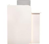 Petit Bureau De Réception, Comptoir épaissi, Comptoir De Caisse avec Tiroirs Verrouillables, Salle De Réception, Hall D’entrée, Commerce De Détail, BOU, White+White