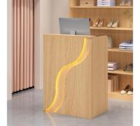 Petit bureau de réception moderne avec tiroirs multifonctionnel pour la maison, le bureau, le salon, le spa, le hall d'accueil debout