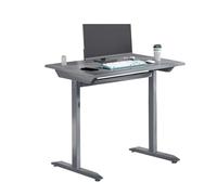 Petit bureau d'ordinateur en bambou en forme de T pour un soutien stable, adapté à divers scénarios