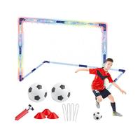 Petit but de football | Filet de football portable pop-up - Équipement de sport portable pour rue, extérieur, plage, intérieur, terrain, gym, entraînement jeux