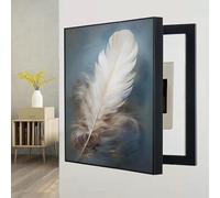 Petit Cache-coffre-fort Mural, Cache-panneau Électrique Dissimulé, Caches Décoratifs Pour Boîtes À Fusibles, Façade Artistique Pour Tableau De Distribution, Décor Amovible(Style E,15.7x23.6in)