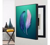 Petit Cache-coffre-fort Mural, Cache-panneau Électrique Dissimulé, Caches Décoratifs Pour Boîtes À Fusibles, Façade Artistique Pour Tableau De Distribution, Décor Amovible(Style G,19.7x23.6in)