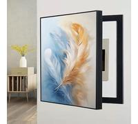 Petit Cache-coffre-fort Mural, Cache-panneau Électrique Dissimulé, Caches Décoratifs Pour Boîtes À Fusibles, Façade Artistique Pour Tableau De Distribution, Décor Amovible(Style C,19.7x23.6in)