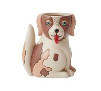 Petit cache Pot Allen Designs - Petit chien - Hauteur 11.5 cm - Largeur 7.5 cm - Profondeur 9 cm