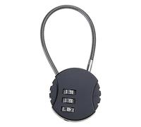 Petit cadenas de voyage à combinaison à 3 chiffres, petit cadenas à corde métallique avec mot de passe pour sacs à dos, salle de sport, casiers scolaires