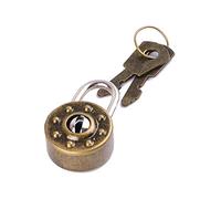 Petit cadenas en métal pour serrure à clé avec clé pour sac à clés, valise, accessoires décoratifs, serrure à clé avec clavier