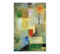 Petit Cadre De Pin Poster de Paul Klee 20 x 30 cm Vert Tableaux Décoration murale