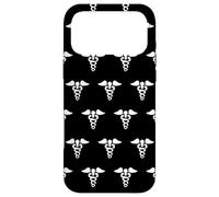 Petit caducée Symbole de médecine Tige de bâton d'Asclépios Coque pour iPhone 17 Pro Max