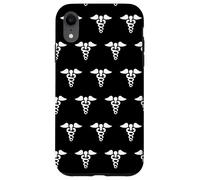 Petit caducée Symbole de médecine Tige de bâton d'Asclépios Coque pour iPhone XR