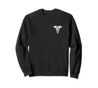 Petit caducée Symbole de médecine Tige de bâton d'Asclépios Sweatshirt