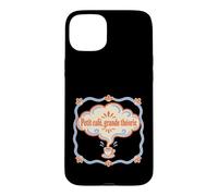 Petit café, Grande théorie - Humour de Conversation Coque pour iPhone 15 Plus