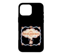 Petit café, Grande théorie - Humour de Conversation Coque pour iPhone 16 Pro Max