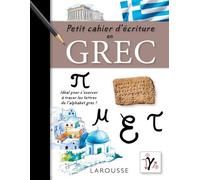 Petit cahier d'écriture en Grec