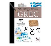 Petit cahier d'écriture en Grec - Collectif - Larousse - broché - Méthode de langue