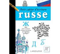 Petit cahier d'écriture russe