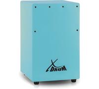 Petit Cajon Batterie a Main pour Enfant Débutant Cordes Accordables Bleu 36cm