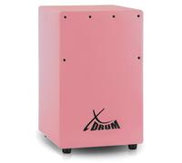 Petit Cajon Batterie a Main pour Enfant Débutant Cordes Accordables Rose 36cm
