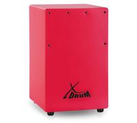 Petit Cajon Batterie a Main pour Enfant Débutant Cordes Accordables Rouge 36cm