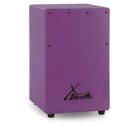Petit Cajon Batterie a Main pour Enfant Débutant Cordes Accordables Violet 36cm