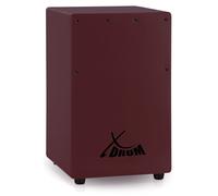 Petit Cajon Batterie Main pour Enfant Débutant Cordes Accordables Bordeaux 36cm