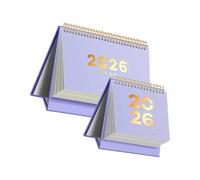 Petit calendrier créatif 2026 - Papeterie scolaire - Format de poche - Organisateurs de bureau élégants