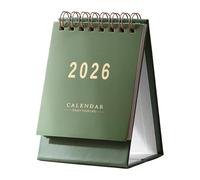 Petit calendrier de bureau 2025-2026 - Planificateur quotidien de tâches | Calendrier de bureau décoratif | Fournitures de planification quotidienne pour rendez-vous, tâches, maison, étude, bureau