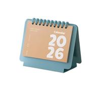 Petit calendrier de bureau 2026 de poche, bloc-notes mensuel, planificateur portable, reliure en plastique, peigne pour planification thème créatif
