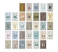 Petit calendrier de bureau 2026 peu encombrant, 365 jours en papier détachable, bloc-notes d ' écriture de table pour carnet de notes, journal, poche