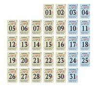 Petit calendrier de bureau 2026 peu encombrant, 365 jours en papier détachable, bloc-notes d ' écriture de table pour carnet de notes, journal, poche