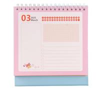 Petit calendrier de bureau, joli planificateur quotidien, calendrier simple, calendrier quotidien, calendrier dessin animé, livres, planificateur de table