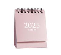 Petit calendrier de bureau, petit calendrier de bureau 2025, changement de page à 360 degrés, petit calendrier de bureau, page rotative - Calendrier réversible pour la salle de classe, plan