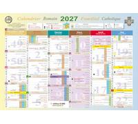 Petit calendrier familial catholique romain 2027: pour les formes ordinaire et extraordinaire