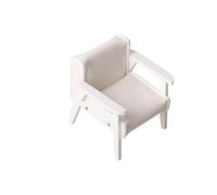 Petit canapé en cuir réaliste pour maisons de poupée échelle 1 12 meubles de salon accessoire de maison fait à la main jouet créatif maison meubles de collection