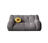 Petit canapé-lit confortable - Canapé paresseux polyvalent pour chambre à coucher et salon, chaise longue simple/double, canapé compact pour la relaxation (B 125 cm)