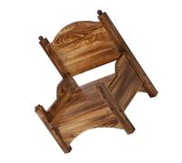 Petit canapé rétro en bois massif - Accessoire de photographie pour studio photo de bébé