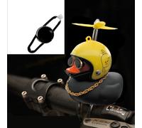 Petit Canard Jaune Debout Pour Décoration De Vélo,Casque D'hélice,Canard Cassé,Vent,Ornements De Vélo,Moto,Cyclisme - Type Black Duck 6