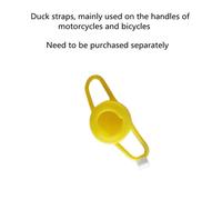 Petit Canard Jaune Debout Pour Décoration De Vélo,Casque D'hélice,Canard Cassé,Vent,Ornements De Vélo,Moto,Cyclisme - Type Duck Strap 2