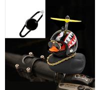 Petit Canard Jaune Debout Pour Décoration De Vélo,Casque D'hélice,Canard Cassé,Vent,Ornements De Vélo,Moto,Cyclisme - Type Black Duck 1