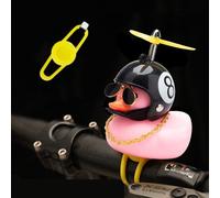 Petit Canard Jaune Debout Pour Décoration De Vélo,Casque D'hélice,Canard Cassé,Vent,Ornements De Vélo,Moto,Cyclisme - Type Pink Duck 2