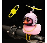 Petit Canard Jaune Debout Pour Décoration De Vélo,Casque D'hélice,Canard Cassé,Vent,Ornements De Vélo,Moto,Cyclisme - Type Pink Duck 3