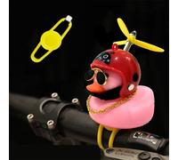 Petit Canard Jaune Debout Pour Décoration De Vélo,Casque D'hélice,Canard Cassé,Vent,Ornements De Vélo,Moto,Cyclisme - Type Type4
