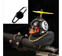 Petit Canard Jaune Debout Pour Décoration De Vélo,Casque D'hélice,Canard Cassé,Vent,Ornements De Vélo,Moto,Cyclisme - Type Black Duck 2