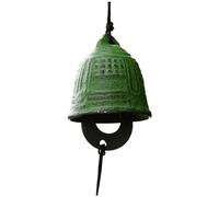 Petit carillon éolien japonais traditionnel porte-bonheur pour l'extérieur, Iwachu en fonte Bless Temple Wind Bell Memorial et Condoléances Feuille Carillon éolien pour l'extérieur ou l'intérieur pour