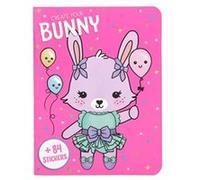 Petit Carnet de Coloriage à Décorer de Stickers - Animaux A Habiller - Lapin G