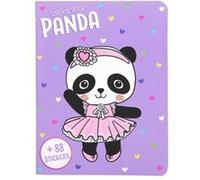 Petit Carnet de Coloriage à Décorer de Stickers - Animaux A Habiller - Panda G